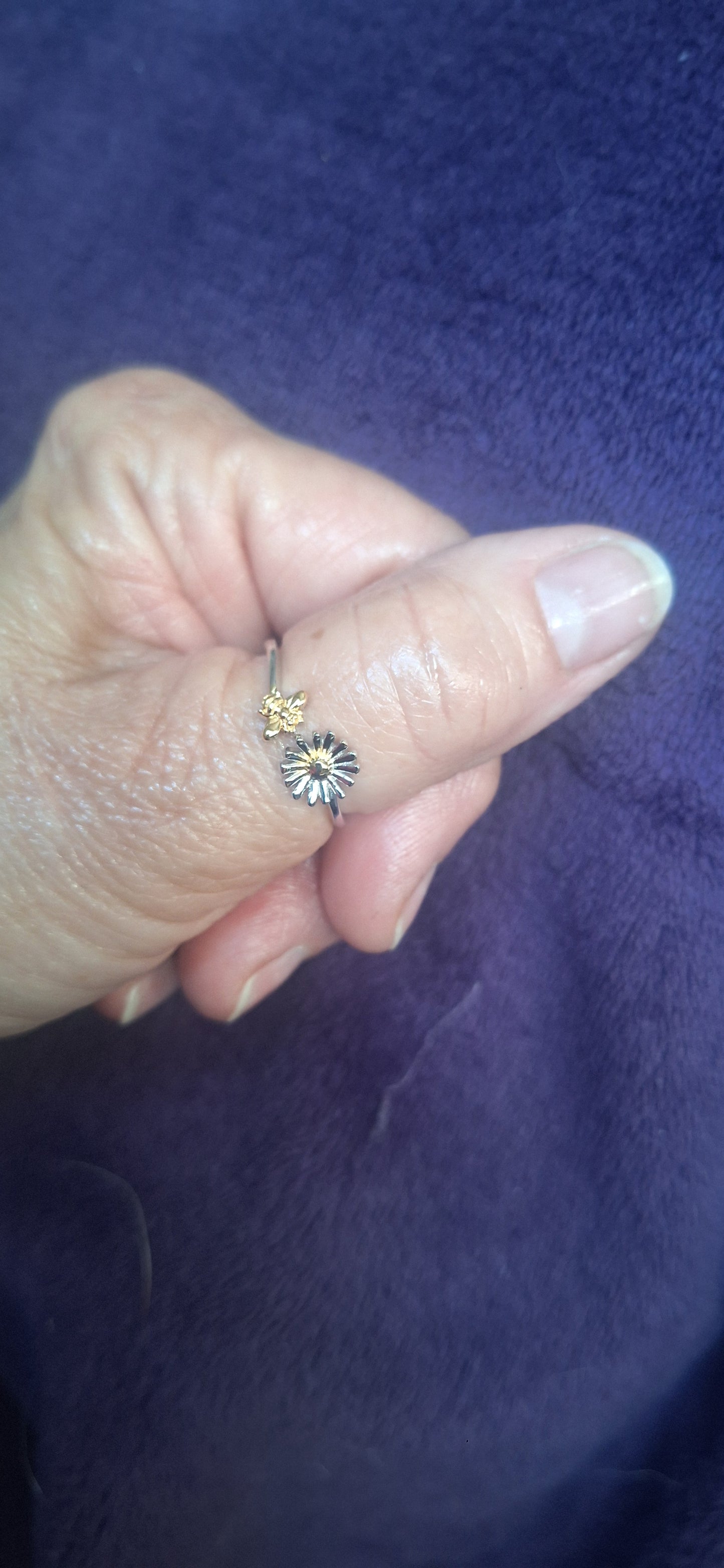Bee Flower Ring